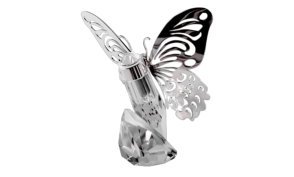 Silver or Gold Crystal Butterfly
